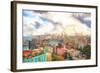 Cuba Painting - Havana Colorful City-Philippe Hugonnard-Framed Art Print