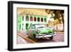 Cuba Painting - Havana Green City-Philippe Hugonnard-Framed Art Print