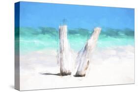 Cuba Painting - In the Beach-Philippe Hugonnard-Stretched Canvas