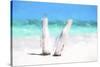 Cuba Painting - In the Beach-Philippe Hugonnard-Stretched Canvas