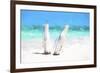 Cuba Painting - In the Beach-Philippe Hugonnard-Framed Art Print