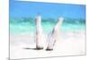 Cuba Painting - In the Beach-Philippe Hugonnard-Mounted Art Print