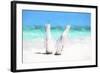 Cuba Painting - In the Beach-Philippe Hugonnard-Framed Art Print