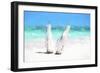 Cuba Painting - In the Beach-Philippe Hugonnard-Framed Art Print