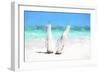 Cuba Painting - In the Beach-Philippe Hugonnard-Framed Art Print