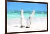 Cuba Painting - In the Beach-Philippe Hugonnard-Framed Art Print