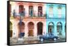 Cuba Painting - Instant of Life in Havana-Philippe Hugonnard-Framed Stretched Canvas