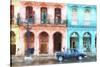 Cuba Painting - Instant of Life in Havana-Philippe Hugonnard-Stretched Canvas