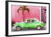 Cuba Painting - Kelly Green Chevrolet-Philippe Hugonnard-Framed Art Print