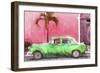 Cuba Painting - Kelly Green Chevrolet-Philippe Hugonnard-Framed Art Print