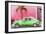 Cuba Painting - Kelly Green Chevrolet-Philippe Hugonnard-Framed Art Print