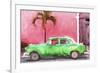 Cuba Painting - Kelly Green Chevrolet-Philippe Hugonnard-Framed Art Print