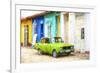 Cuba Painting - Lime-Philippe Hugonnard-Framed Art Print