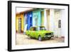 Cuba Painting - Lime-Philippe Hugonnard-Framed Art Print