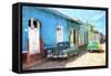 Cuba Painting - Live in Cuba-Philippe Hugonnard-Framed Stretched Canvas