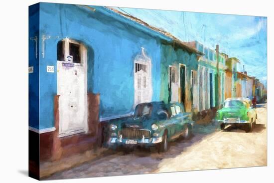 Cuba Painting - Live in Cuba-Philippe Hugonnard-Stretched Canvas