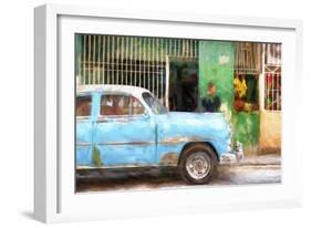 Cuba Painting - Market Day-Philippe Hugonnard-Framed Art Print