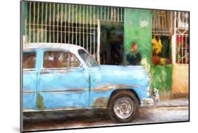 Cuba Painting - Market Day-Philippe Hugonnard-Mounted Art Print