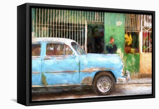 Cuba Painting - Market Day-Philippe Hugonnard-Framed Stretched Canvas