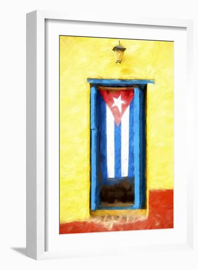 Cuba Painting - National Colors-Philippe Hugonnard-Framed Art Print