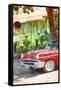 Cuba Painting - Neighbor's Car-Philippe Hugonnard-Framed Stretched Canvas