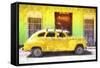 Cuba Painting - Old Havana-Philippe Hugonnard-Framed Stretched Canvas