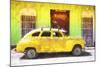 Cuba Painting - Old Havana-Philippe Hugonnard-Mounted Art Print