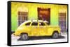 Cuba Painting - Old Havana-Philippe Hugonnard-Framed Stretched Canvas