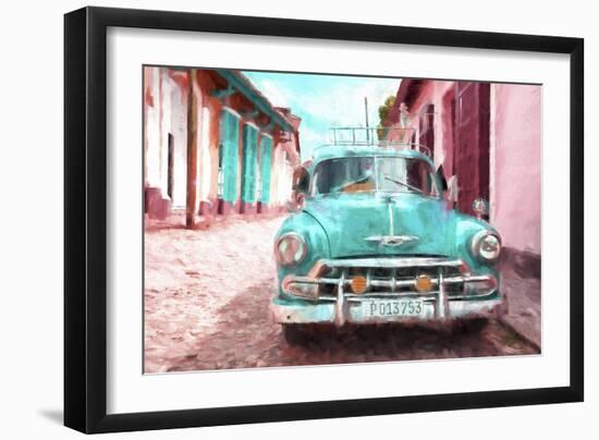 Cuba Painting - On the Way to Havana-Philippe Hugonnard-Framed Art Print