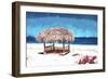 Cuba Painting - Only on the Beach-Philippe Hugonnard-Framed Art Print