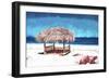 Cuba Painting - Only on the Beach-Philippe Hugonnard-Framed Art Print