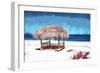 Cuba Painting - Only on the Beach-Philippe Hugonnard-Framed Art Print