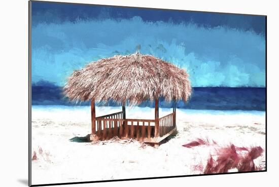 Cuba Painting - Only on the Beach-Philippe Hugonnard-Mounted Art Print