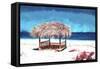 Cuba Painting - Only on the Beach-Philippe Hugonnard-Framed Stretched Canvas