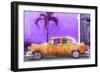 Cuba Painting - Orange Chevrolet-Philippe Hugonnard-Framed Premium Giclee Print