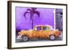 Cuba Painting - Orange Chevrolet-Philippe Hugonnard-Framed Art Print