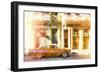 Cuba Painting - Orange Style-Philippe Hugonnard-Framed Premium Giclee Print