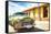 Cuba Painting - Parked-Philippe Hugonnard-Framed Stretched Canvas