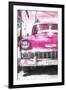 Cuba Painting - Pink Chevy-Philippe Hugonnard-Framed Art Print