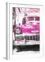 Cuba Painting - Pink Chevy-Philippe Hugonnard-Framed Art Print