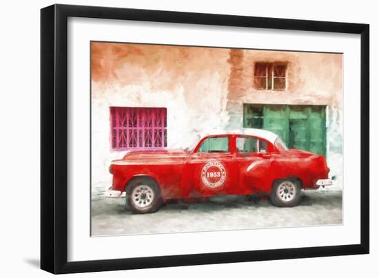 Cuba Painting - Pontiac 1953-Philippe Hugonnard-Framed Art Print