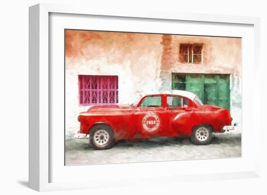 Cuba Painting - Pontiac 1953-Philippe Hugonnard-Framed Art Print