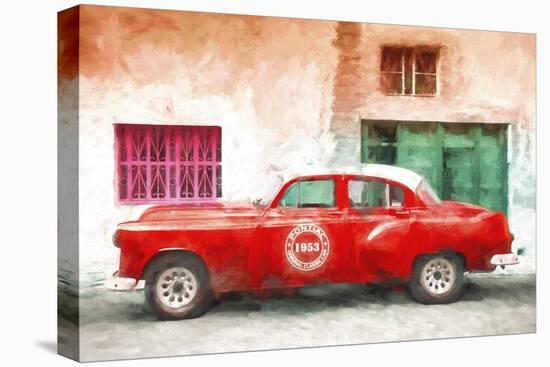 Cuba Painting - Pontiac 1953-Philippe Hugonnard-Stretched Canvas