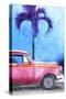 Cuba Painting - Rasberry Chevy-Philippe Hugonnard-Stretched Canvas