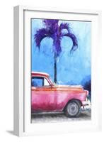 Cuba Painting - Rasberry Chevy-Philippe Hugonnard-Framed Art Print