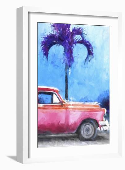 Cuba Painting - Rasberry Chevy-Philippe Hugonnard-Framed Art Print