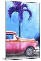 Cuba Painting - Rasberry Chevy-Philippe Hugonnard-Mounted Art Print