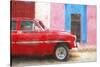 Cuba Painting - Sensual Red-Philippe Hugonnard-Stretched Canvas