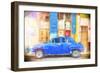 Cuba Painting - Street Colors-Philippe Hugonnard-Framed Art Print