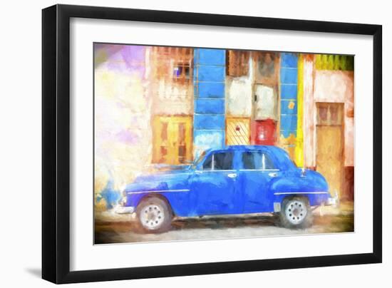 Cuba Painting - Street Colors-Philippe Hugonnard-Framed Art Print